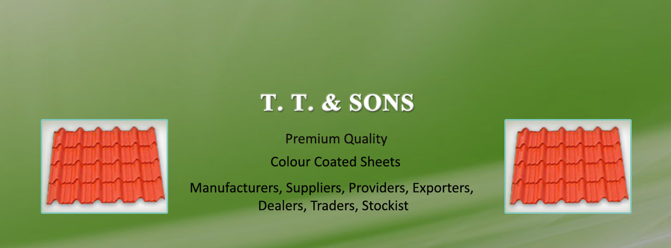 Color Coated Sheets  wholesaler,Supplier,Trader, Dealer in Gandhidham